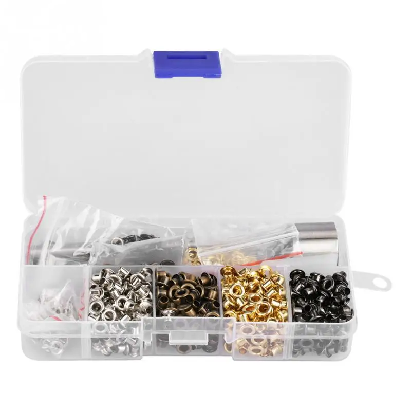 

1Box Round Eyelet Grommet Washer with 3pcs Handwork Tools Set