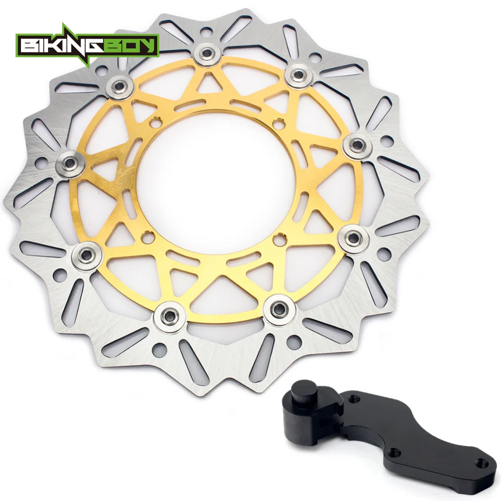 BIKINGBOY 320 мм передние тормозные диски роторы, Brakcet для Suzuki RM-Z РМЗ 250 2007- RM-Z РМЗ 450 2005