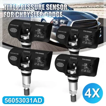 

4pcs 56053031AD Tire Pressure Monitoring Sensor TPMS For Chrysler 200 300 Sebring For Dodge Avenger Caliber Jounrey