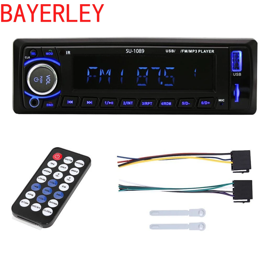 4 &quotАвторадио автомобиля радио 12 в Bluetooth стерео In-dash 1 Din USB/AUX/FM/AM Универсальный