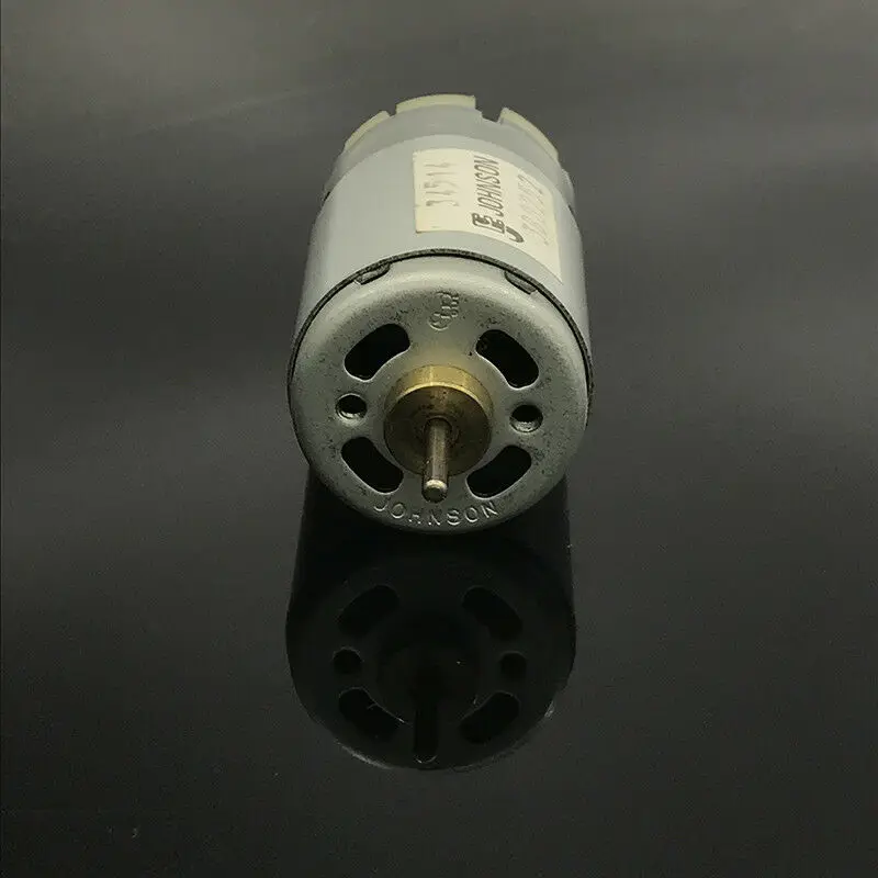 С источником питания от постоянного тока, 6 V-24 V 12V 18V Высокая Скорость большим вращающим моментом JOHNSON 34514 микро 27,5 мм 395 мотор для электрических инструментов