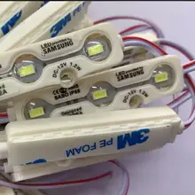 Samsung чип SMD 5730 3 светодиодный модуль освещения 12V IP68 Водонепроницаемый белый/теплый белый светодиодный модули супер яркая вывеска для организаций и магазинов полосы Подсветка