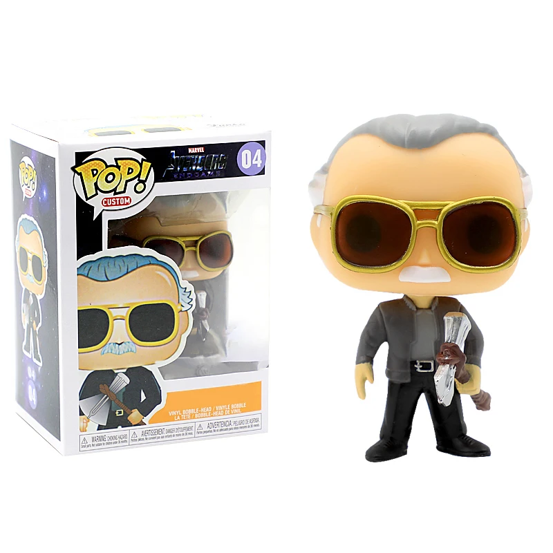 Funko POP Marvel Мстители Железный человек Тони Старк Коллекция Модель ПВХ Фигурки игрушки для детей подарок на день рождения - Цвет: 04 with box