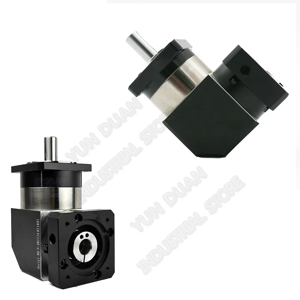 12:1 Corner Right Angled Planetary Reducer Gearbox 90 Degree Reversing Reducer for NEMA24 60mm 200W 400W 600W Servo Motor