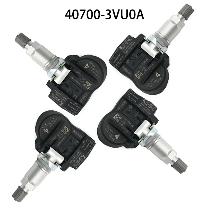 

4pcs 407003VU0A 433MHZ Car Tire Pressure Monitor Systems Sensor for Renault Espace JFC Fluence LFF Grand Scenic Kadjar TCE DCI