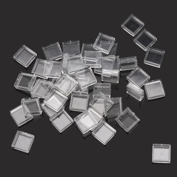 

100Pcs Clear Plastic Pushbutton Switch Tact Button Cap Keycaps Covers Protector