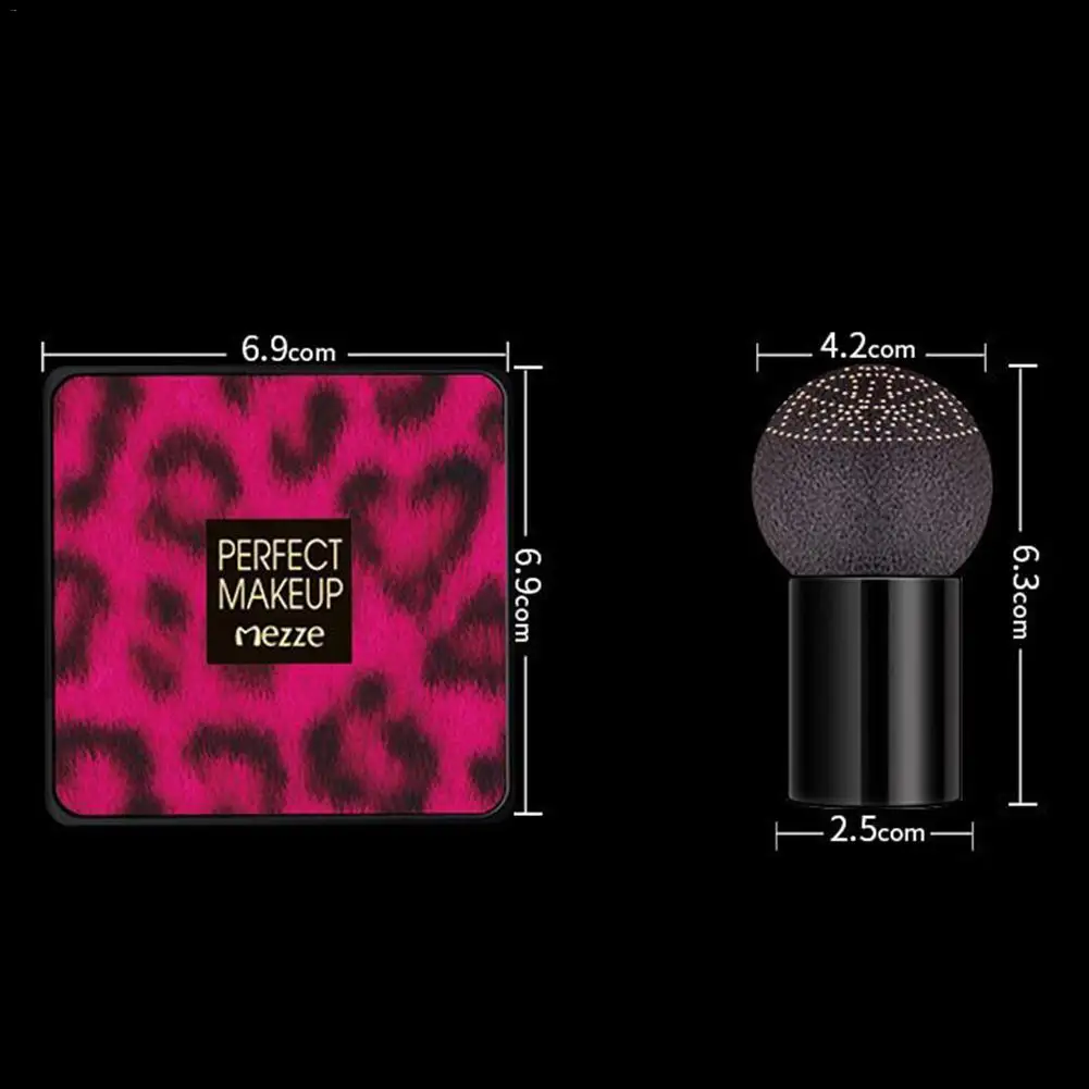 Fashion Concealer Longlasting Brightening Air Cushion BB Cream Foundation With Mushroom Puff Sponge Face Makeup