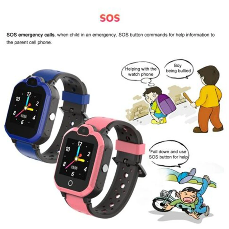  LT05 4G Smart Watch Kids Video Call GPS WIFI SOS Safe Waterproof Bluetooth Children Smart Watch