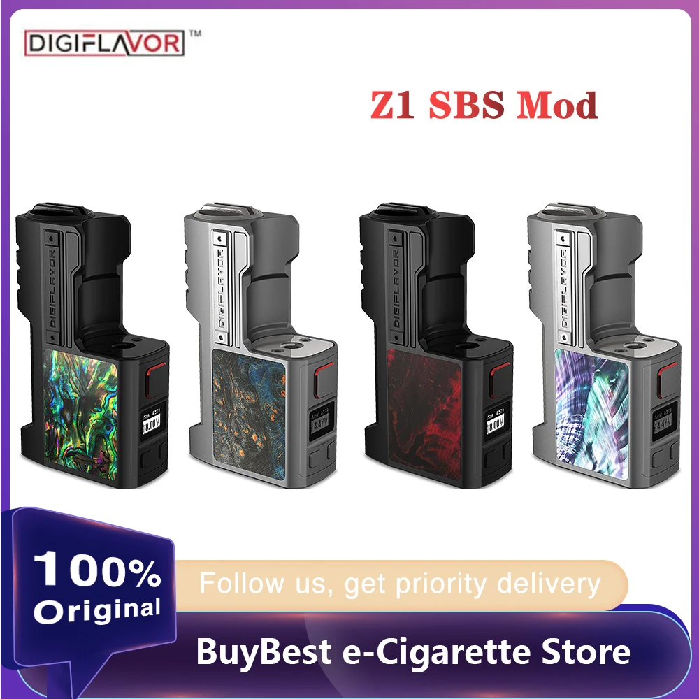 Предзаказ новый Digiflavor Z1 SBS Mod Fit Siren 3 GTA MTL 80 Вт питание от батареи 18650 испаритель