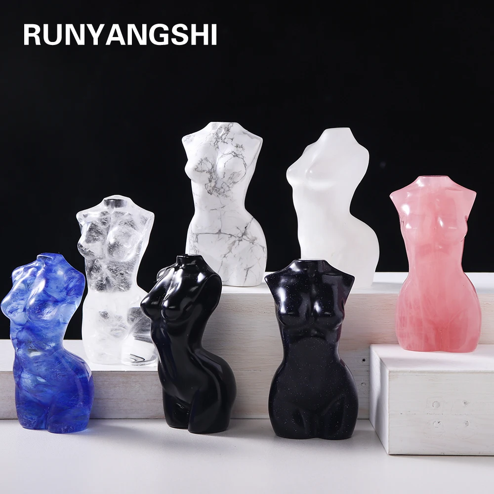 

Натуральный кристалл, поделки из драгоценных камней, роза, пироксен, женский корпус, родинит, женская модель, кристалл Резной орнамент