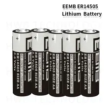 50 шт. EEMB ER14505 AA 3,6 V 2400mAh литиевая батарея Фирменная Новинка, система патрулирования литиевая батарея инструмент ПЛК Батарея