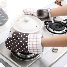 Новые перчатки для кухонной печи, 1 пара, хлопковые перчатки для микроволновой печи, прихватки для кастрюли, термостойкие, защищенные, высокое качество, 1204#10