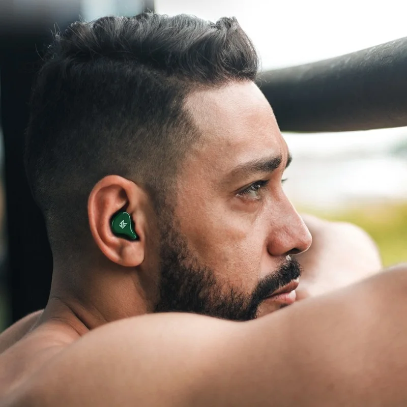 Беспроводные Bluetooth наушники TWS с двумя магнитными динамическими игровыми