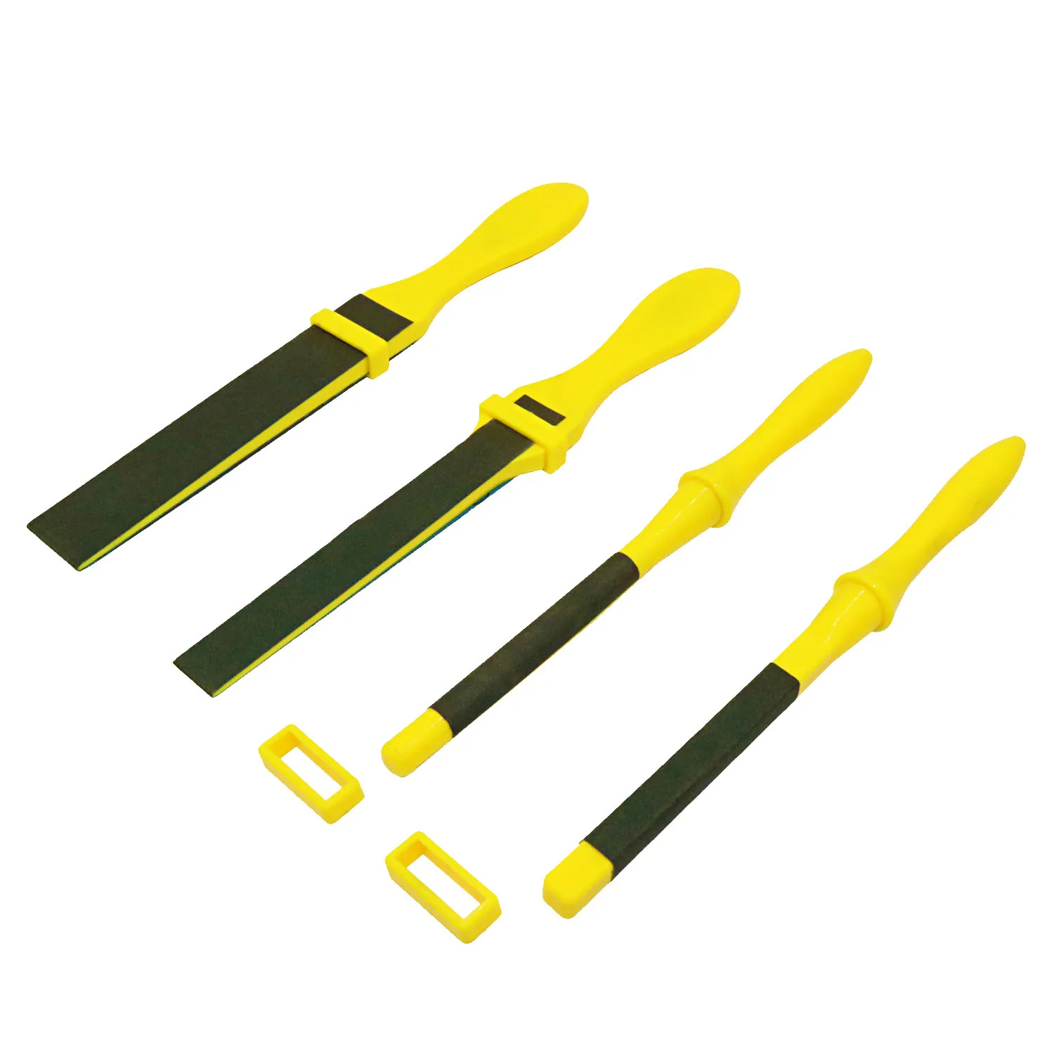 Sanding Stick Sandpaper Holder Clamp Roll Half Round Polishing Roll