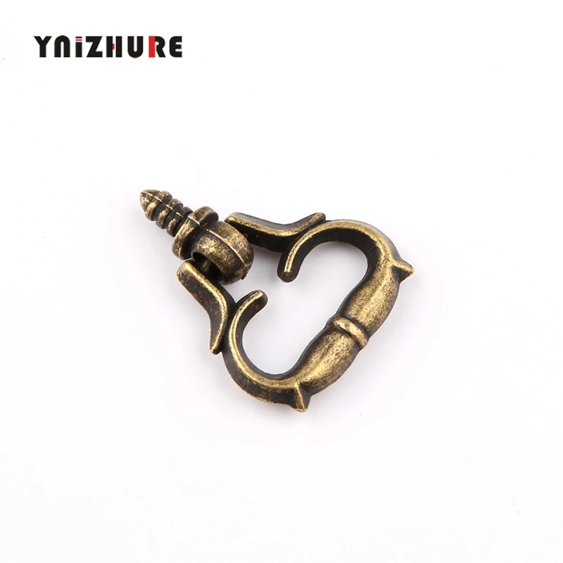 

YNIZHURE 4pcs 23*6mm Screw Thread Small Cabinet Drawer Knob Jewellery Box Pulls Mini Wooden Cases Cartoon Handle