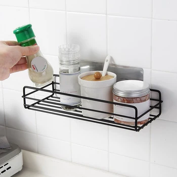 

Durable Bathroom Corner Shelves Shampoo Holder Kitchen Storage Rack Mess Shower Organizer Wall Holder Space Saver Holders