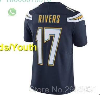 for kids youth Лос-Анжелес А+++ качество Детская Молодежная Мелвин Гордон 28 Joey Bosa 99 Philip Rocks 17 Junior Seau 55 Keenan Allen 13 jersey - Цвет: for kids youth