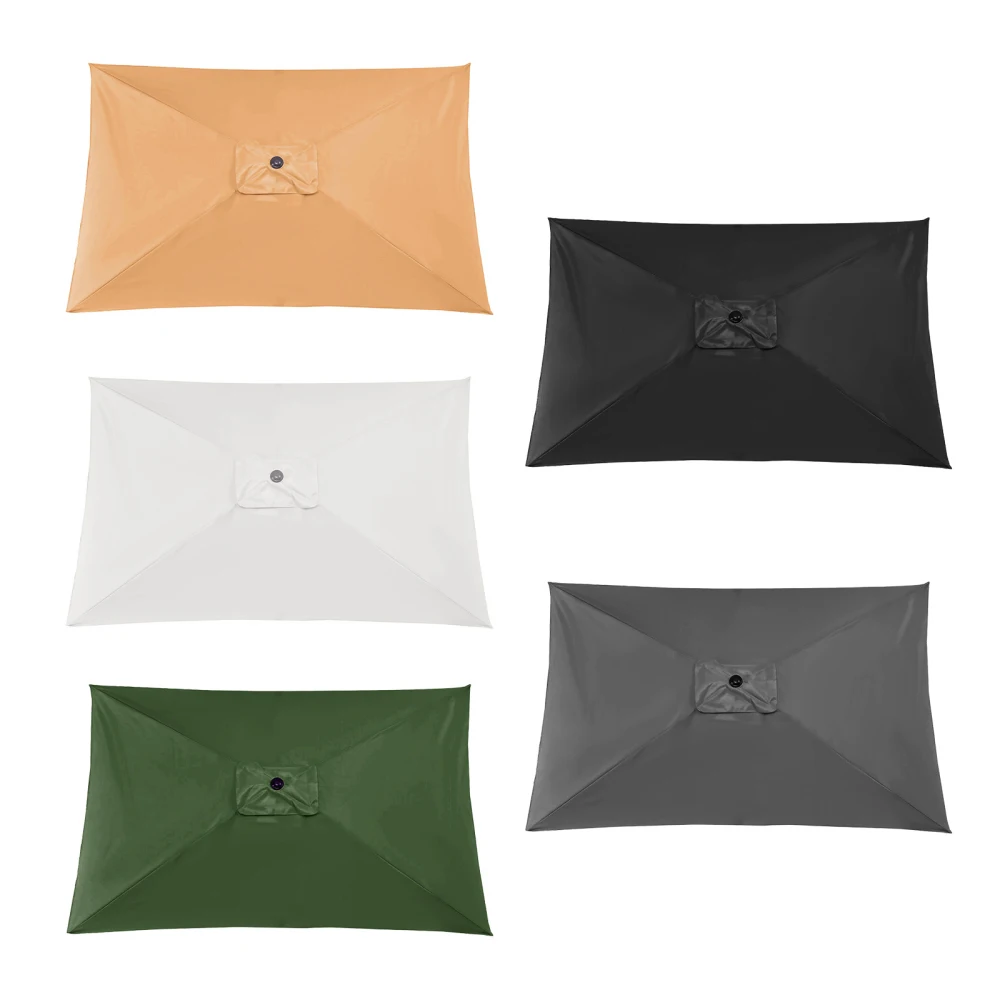 Canopys Rainproof UV-protected And Breathable Polyester Cloth Garden Square 2x3M Outdoor Replace Umbrella without bone and stand
