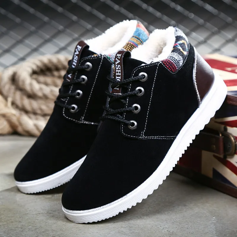 Men Boots Men Winter Shoes Plus Size 35-46 Warm Ankle Botas Hombre For Leather Winter Boots Shoes Men Plush Winter Sneakers Mens Men Boots Men Winter Shoes Plus Size 35-46 Warm Ankle Botas Hombre For Leather Winter Boots Shoes Men Plush Winter Sneakers Mens