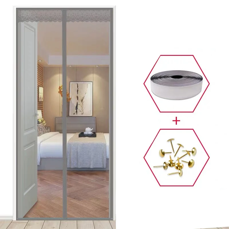 1PC High Quality Magnetic Mesh Screen Door Fly Bug Insect Mosquito Net Curtain 