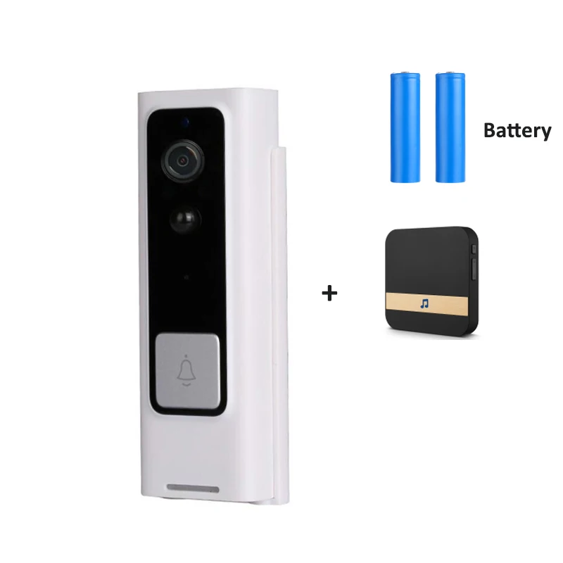 Зеленый Tuya smart life CCTV Wi-Fi ручная смарт-видео, дверной звонок, домофон, камера, батарея для защиты дома, ночное видение - Цвет: Зеленый