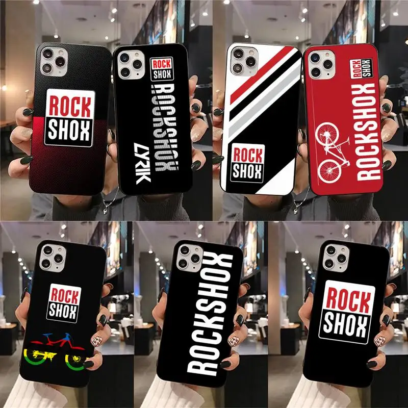 Чехол для телефона Rockshox MTB с рисунком iphone 12 pro max mini 11 XS MAX 8 7 6 6S Plus X 5S SE 2020 XR |