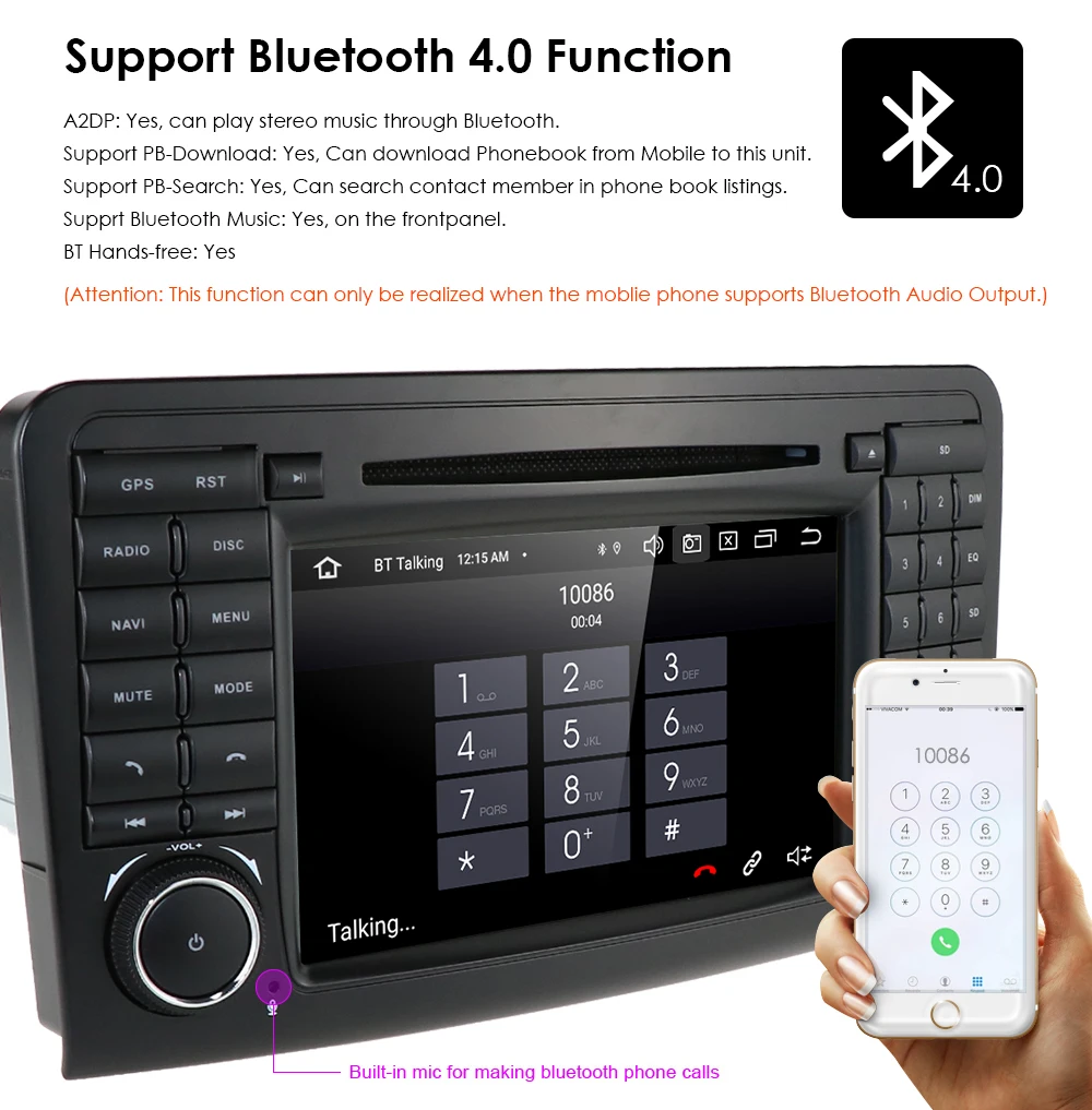 2 Din 8 OctaCore Android 8,0 PX5 dvd-плеер автомобиля для Mercedes Benz класс GL ml W164 ML350 ML500 X164 GL320 4G Оперативная память 4 GWIFI gps радио