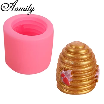 

Aomily Hornet's Nest Shape Cake Molds Pastry Chocolate Candy Jelly Cake Mould Kitchen Silicone Fondant Mold Bakery Accessories
