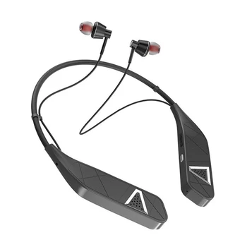 

IG-Sports Hanging Neck Bluetooth 5.0 Earbud Neckband Stereo Headset Headset Bluetooth Headset Speaker Two in One