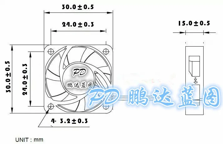 NIDEC U30R05NS3Z5 3015 вентилятор 5 в USB 3 см вентилятор объем воздуха