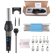 PG8018 lcd 650W lcd Регулируемая электронная Тепловая фена паяльная станция IC SMD BGA+ сопло 8858 650W