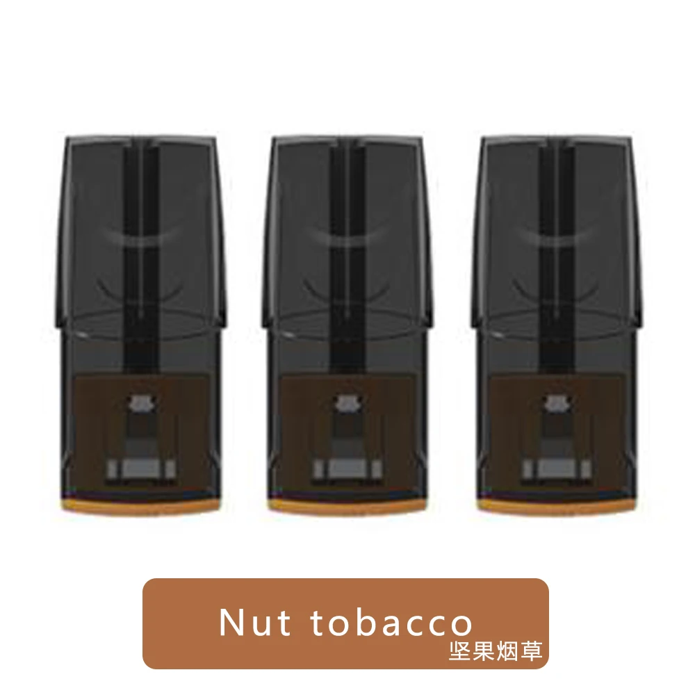 Vape pod kit 350 мАч батарея compatibale Relx Pods 2,0 мл ом испаритель электронная сигарета стартовый комплект - Цвет: 3pcs Nut tobacco