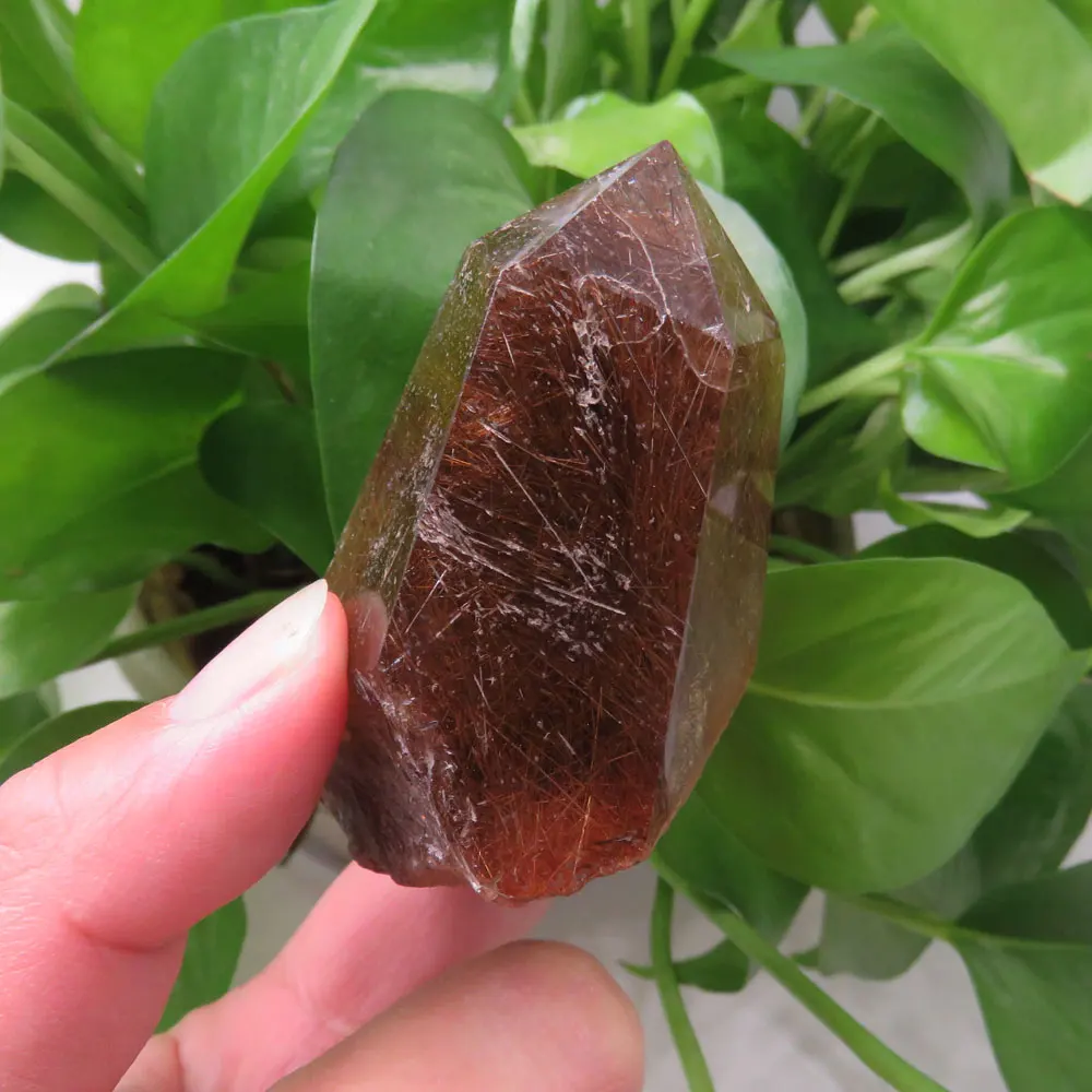 92 г Редкие AAA++ рок красные волосы кварцевый палочка Рутиловый Кварц StoneReiki Исцеление подарок