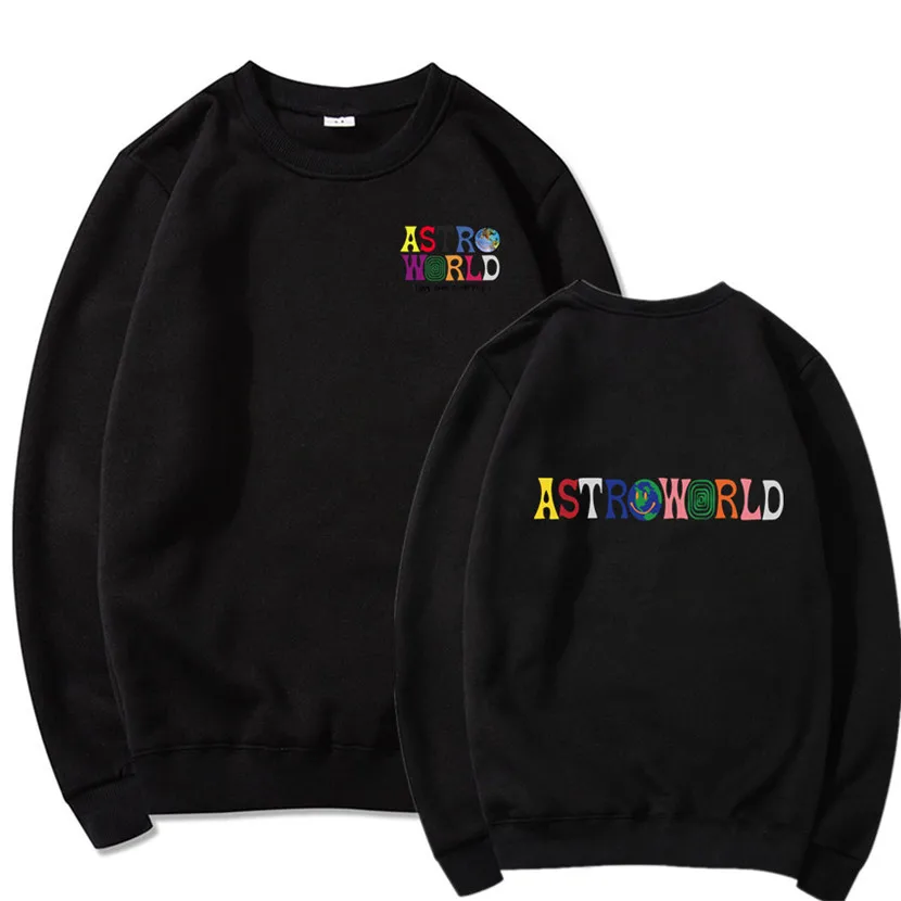 

Sweatshirts Women And Men TRAVIS SCOTT ASTROWORLD Sweatshirt Men Auturm Winter Hi Hop Hoodies Sweatshirt For Men Pullover