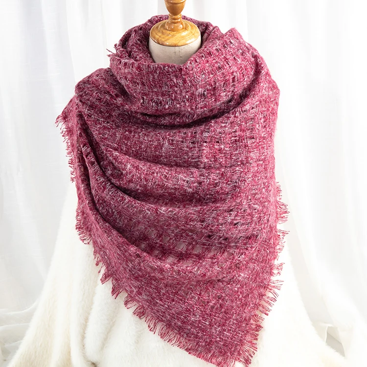 Вязаный весенне-осенний зимний шарф для женщин модные хлопковые кашемировые теплые шарфы дамские шали и обертывания Пашмины Пончо