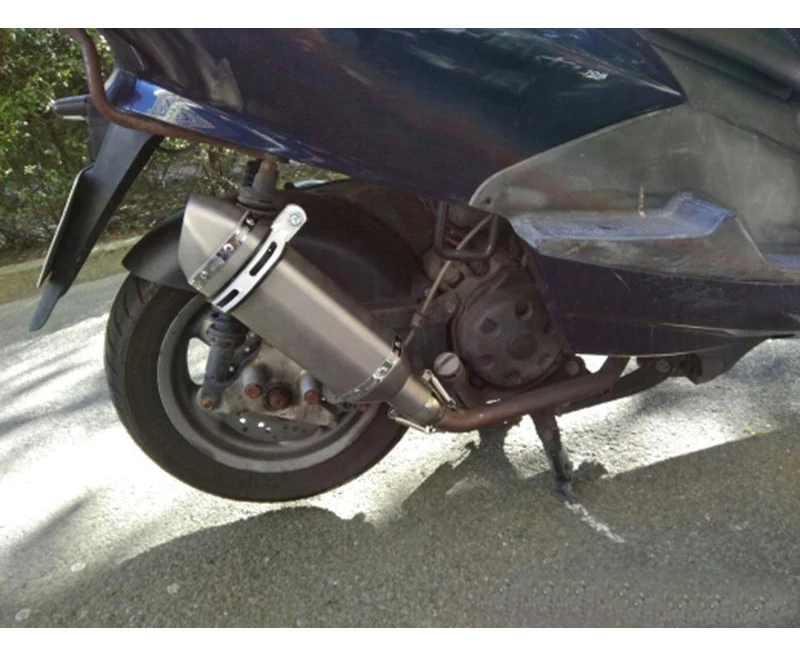 Универсальный мотоцикл Akrapovic, выхлопная труба для грязи, модифицированный скутер, выхлопная муфта, подходит для большинства мотоциклов ATV R3 R6 FZ6 R1