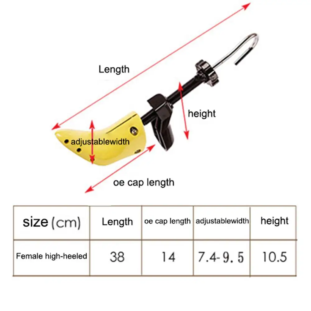 Унисекс Мужчины Wo мужчины s 1 шт обуви растягиватель Пластиковые регулируемые растягивающее приспособление для обуви каблуки сапоги деревья формирователь расширитель размер 34-41