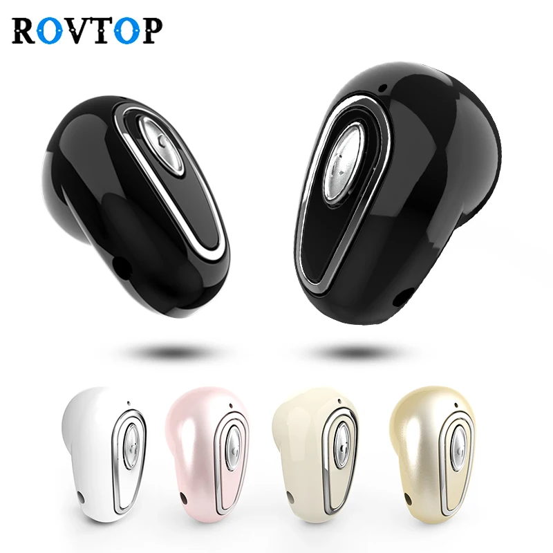 Rovtop Беспроводные наушники с Bluetooth 4,1, мини Беспроводные спортивные наушники с микрофоном, гарнитура для телефона Z4