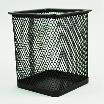 

SODIAL(R) Rectangular Mesh Style Pen Ruler Holder Desk Organizer for Home Office