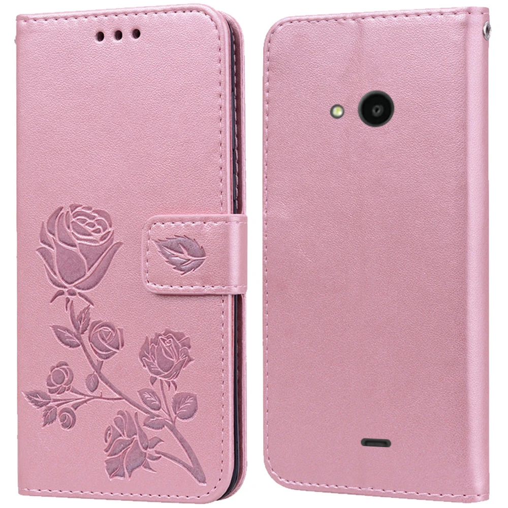 Роскошный кожаный чехол книжка с откидной крышкой для Microsoft Nokia Lumia 535 N535 RM 1090