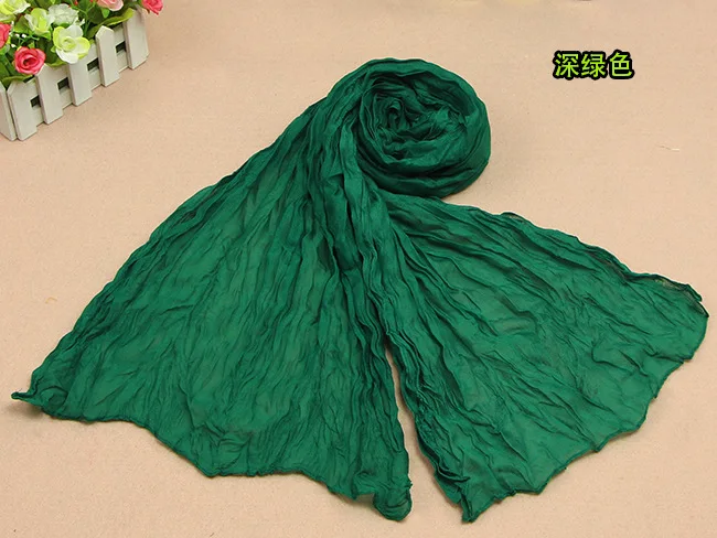 21dark green Одноцветный шарф; модный детский хлопковый шарф; однотонные плотные зимние теплые шарфы для мальчиков и девочек - Цвет: 21dark green