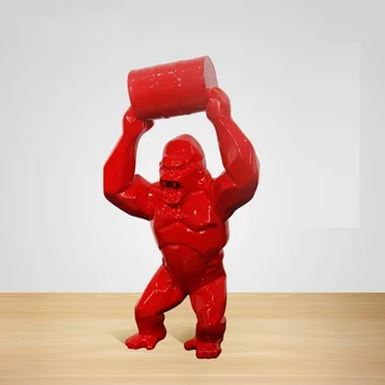 

Kingkong Resin Statue Gorilla Bust Figure Model Toy BOX Collectible Decoration Art Modern Simple TV & Movie Character American