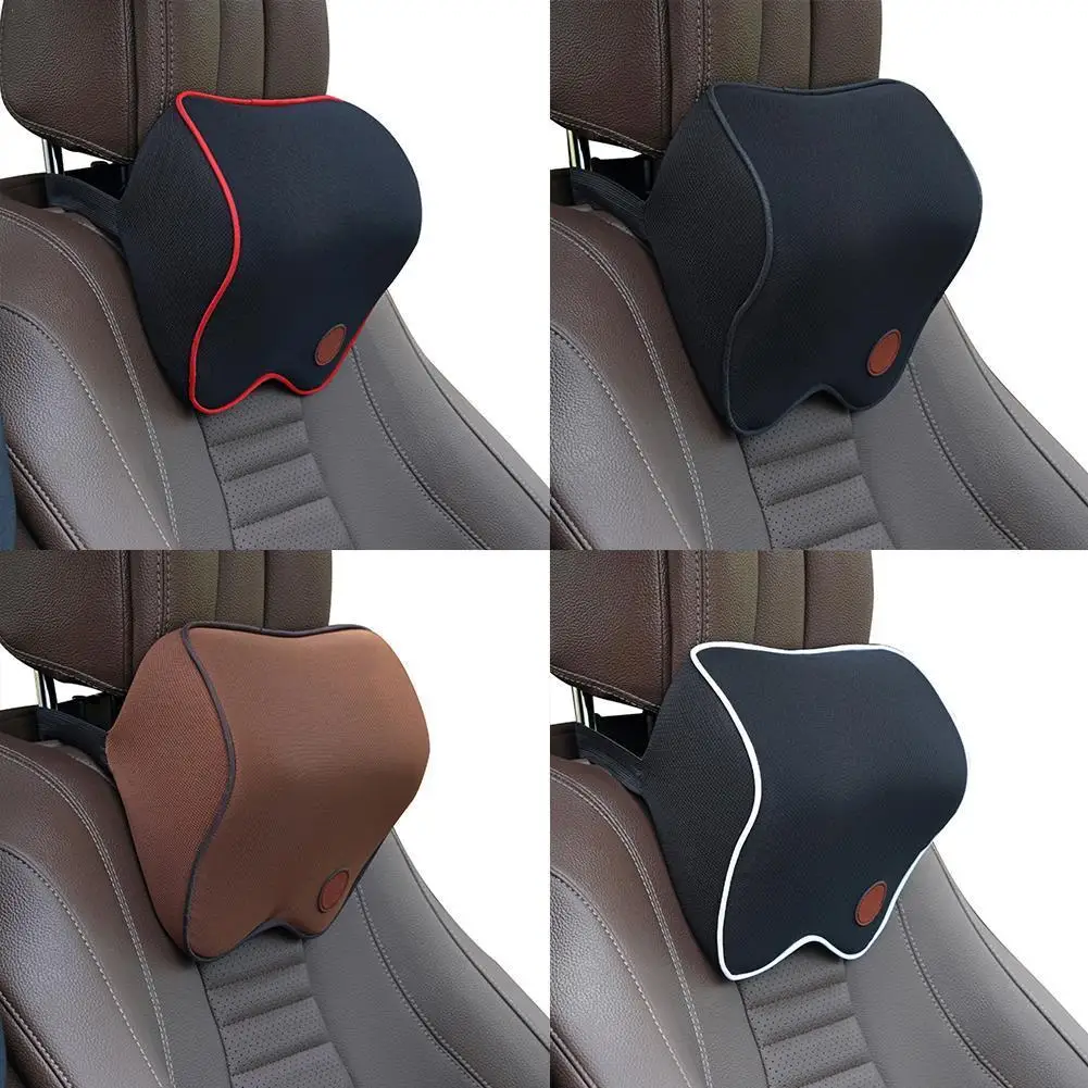 Auto,oreiller de tête pour siège de voiture, appui-tête, repose-cou