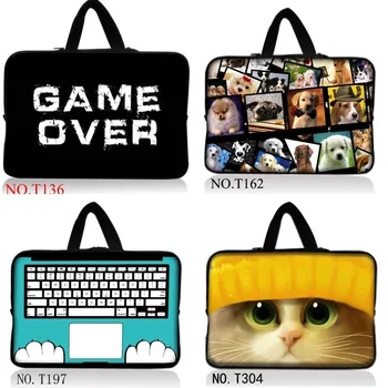 

Dogs 9.7 10.1 11.6 13'' 15'' 17 handle laptop bag tablet sleeve case PC handbag Cats 13.3 14.4 15.6 inch computer notebook cover
