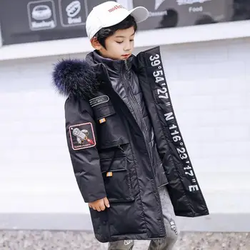 

Plus Size Winter Children Down Jacket thicker warm hooded Windproof Outerwear Snow wear Suit Modis Kids Down Jacket Coat Y2254