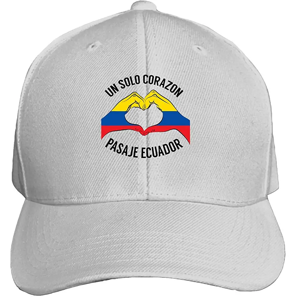 Aportt унисекс Бейсбол Кепки Эквадор ООН соло Corazon папа шляпа Регулируемый