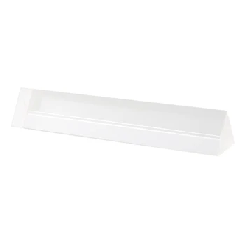 

15cmx3cm Rainbow Optical Glass Triple Triangular Prism Physics Teaching Light Spectrum with Gift Box 15 cm / 5.9"