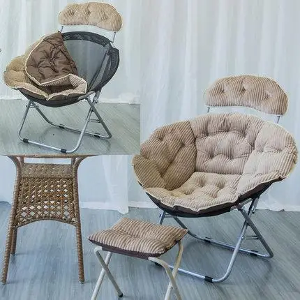 style 1 Стул для отдыха, домашний ленивый стул для взрослых, простой современный шезлонг, Балконный круглый стул, радарное кресло - Цвет: style 1
