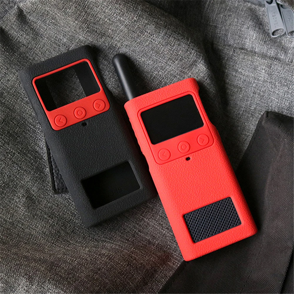 Suave funda protectora de silicona funda a prueba de golpes para Mijia 1S accesorios de Walkie Talkie