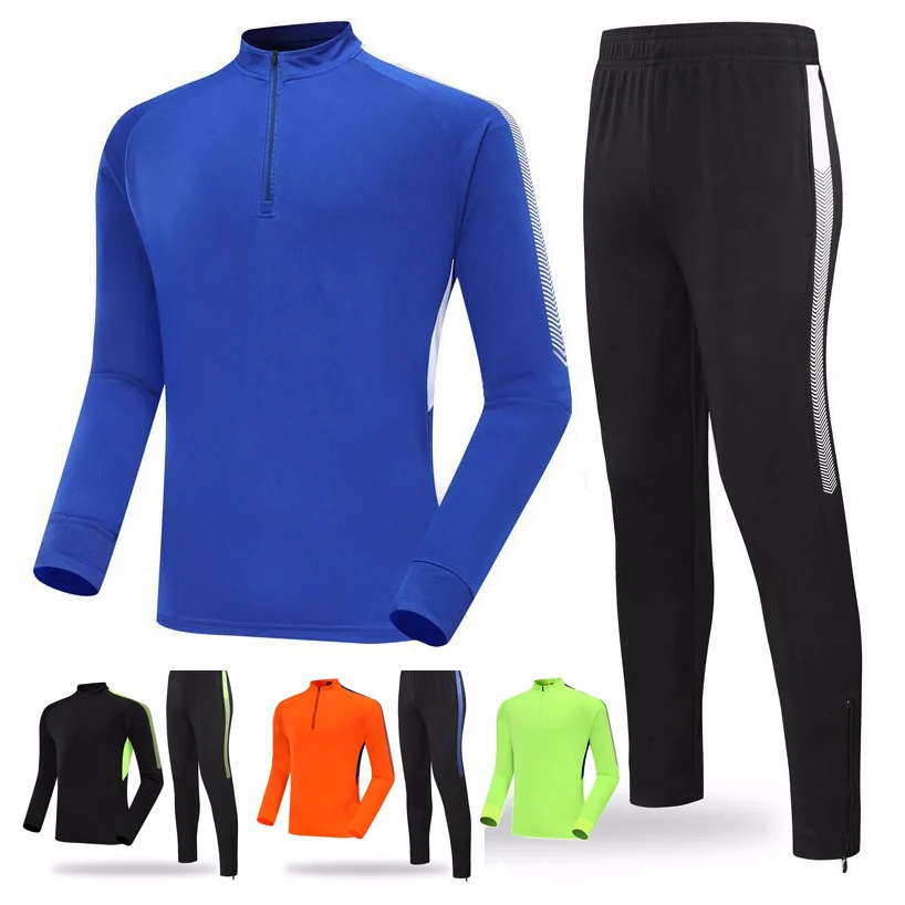 2019 Winter Football Tracksuits Men & Kids Long Sleeve Soccer Jerseys